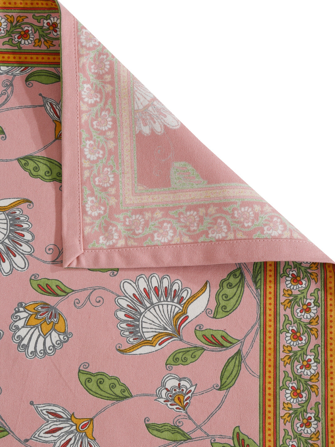 Pink Floral Decorative Table Runner