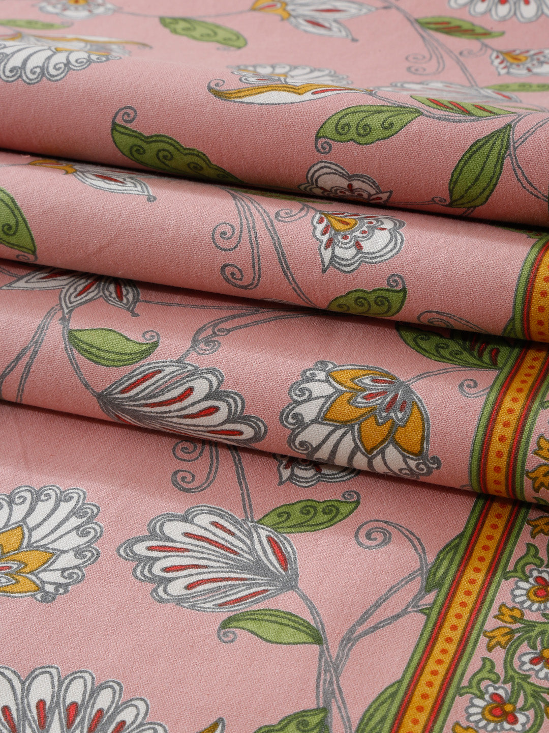 Pink Floral Decorative Table Runner