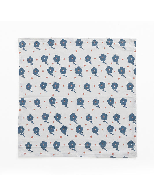 Set Of 6 - 16" Printed Dinner Napkins Cotton