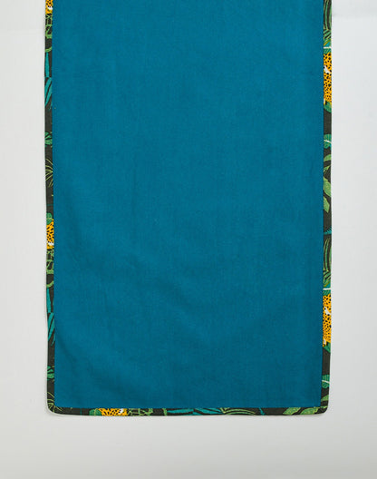 Solid Teal Table Runner - 100% Cotton
