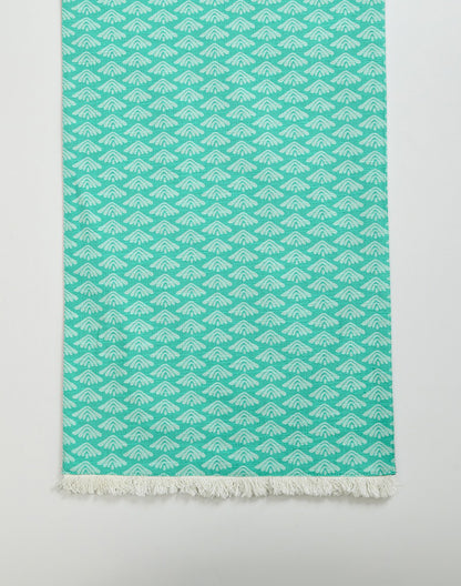 Blue Cotton Center Table Runner
