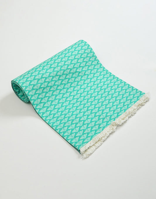 Blue Cotton Center Table Runner