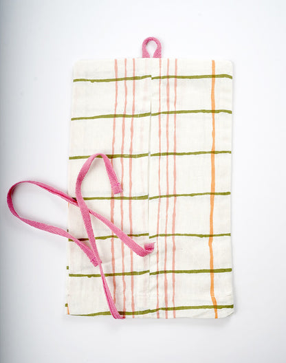 White tissue box cover