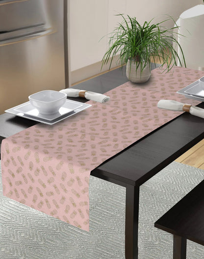 Pineapple Print Decorative Table Runner