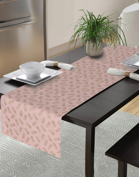 Pineapple Print Decorative Table Runner