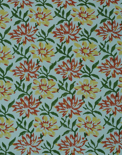 Floral Cotton Dining Table Runner