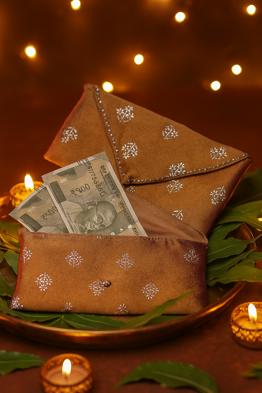Fabric Shagun Money Envelopes - Set of 2