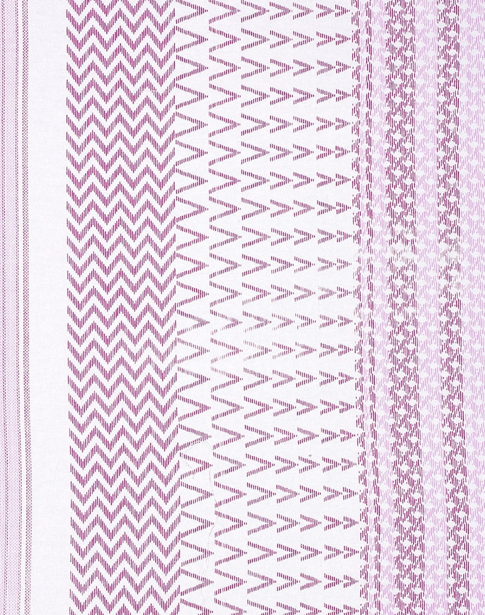 King Size- Purple Stripes Cotton Bedsheet Set with 2 Pillow Covers