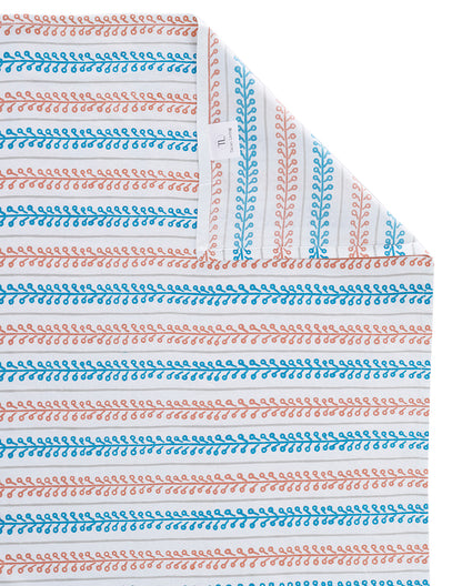 King Size - Printed Cotton Bedsheet Set With 2 Pillow Covers