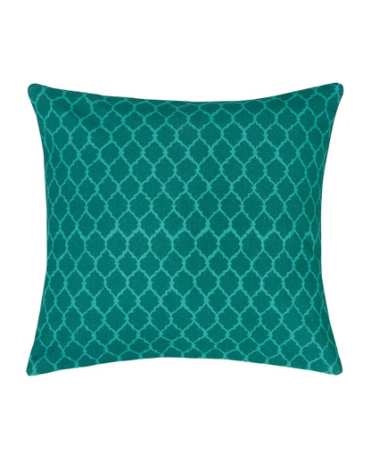 Set Of 2 - Quilted Velvet Cushion Cover 16"X16"