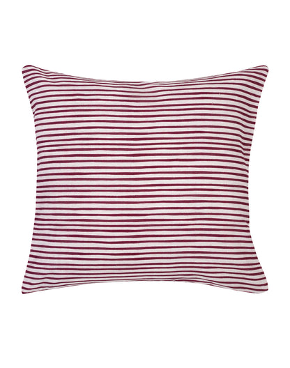 Set Of 2 - Botanical Breeze Embroidered Cushion Cover - 16"X 16"
