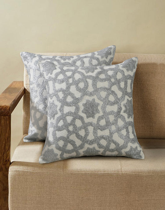 Set Of 2 - Decorative Living Room Cushion Covers - 18"X 18"