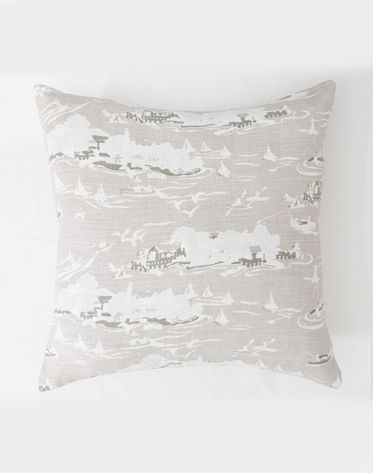 Set Of 2 - Statement Linen Printed Cushion Cover - 26" X 26"