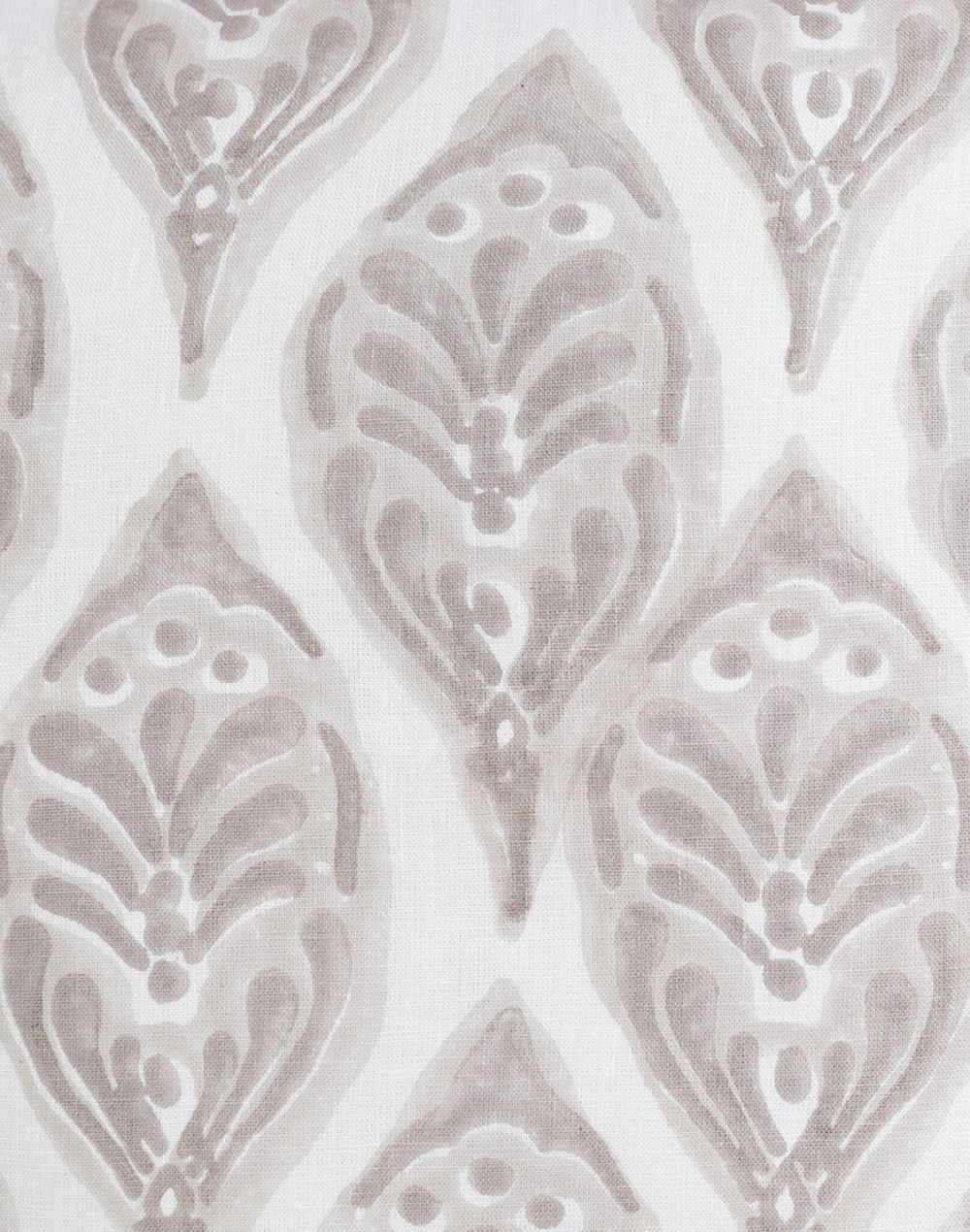 Set Of 2 - Leafy Linen Large Cushion Covers - 22"X 22"