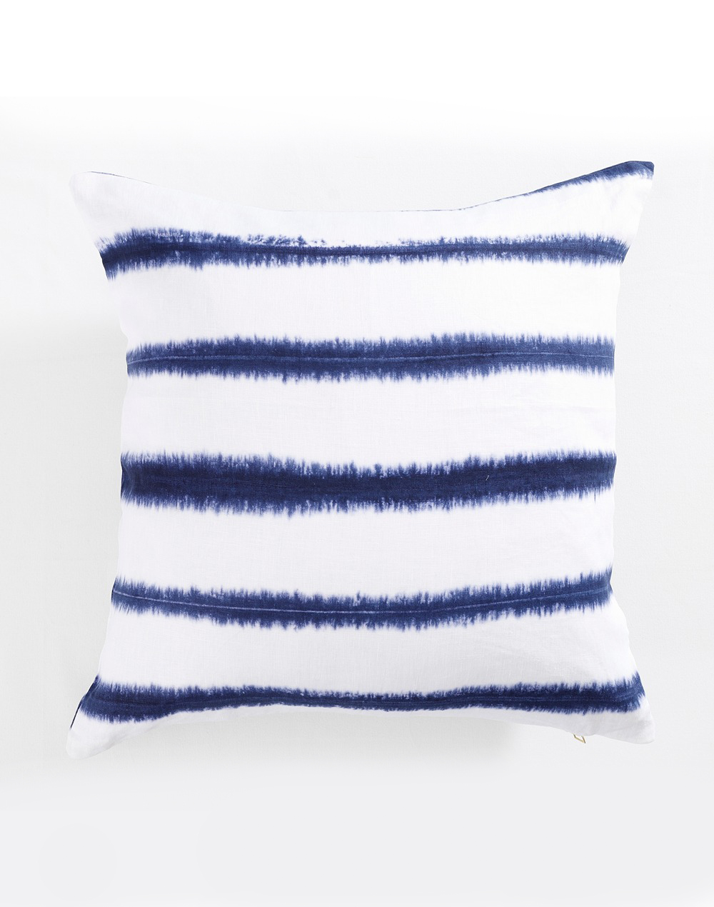 Set Of 2 - Stripes Linen Large Cushion Cover - 20"X20"