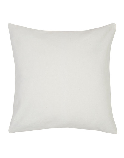 Set of 2 - Embroidered Bloom Statement Cushion Covers - 16"x16"