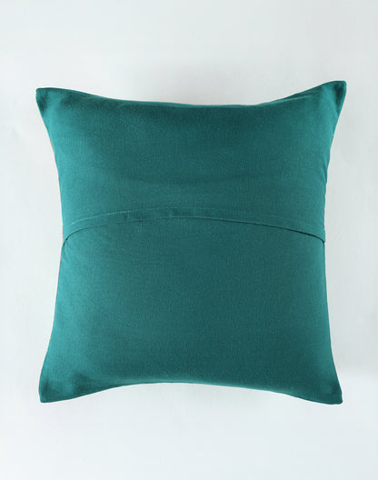 Set of 2 - Blue Floral Decortive Sofa Cushion Cover - 16"x16"