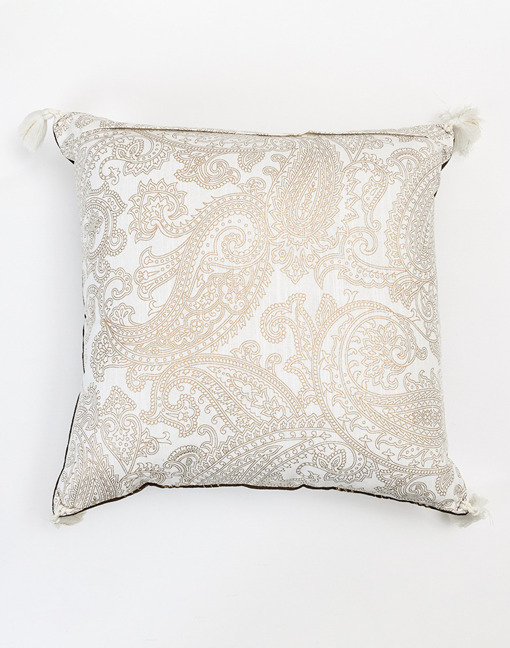 Set Of 2 - Zig Zag Embroidered Decorative Cushion Cover