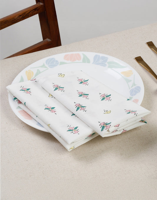 White Cotton Table Napkin 16"X16"
