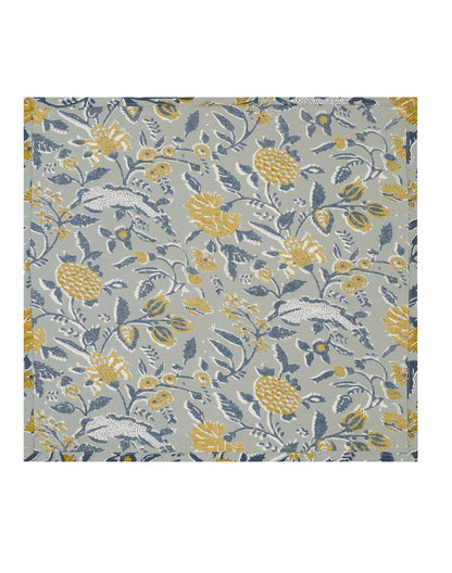 Grey Printed Cotton Table Napkin 16"X16"