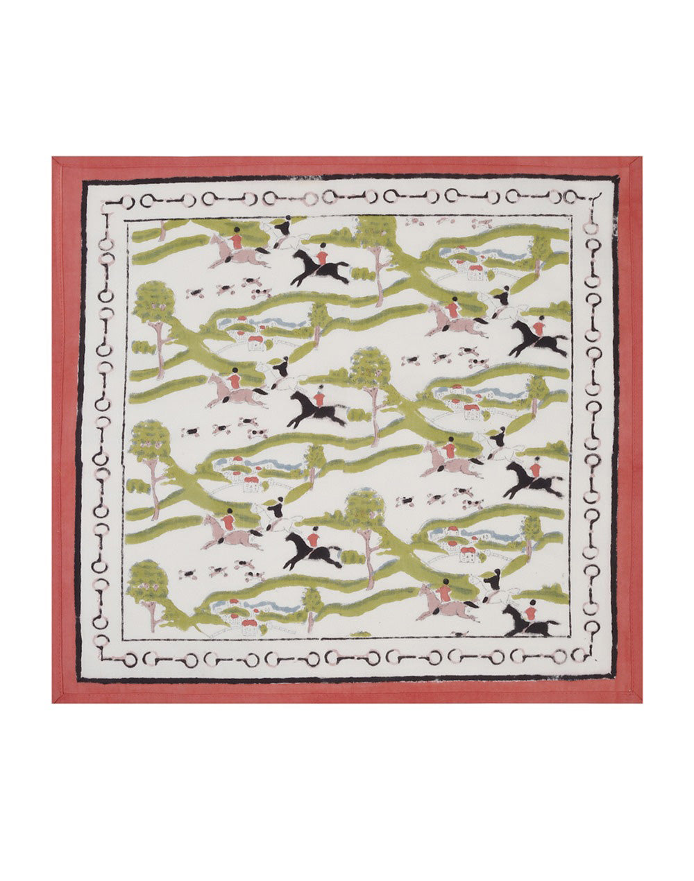 White Printed Cotton Table Napkin 20"X20"