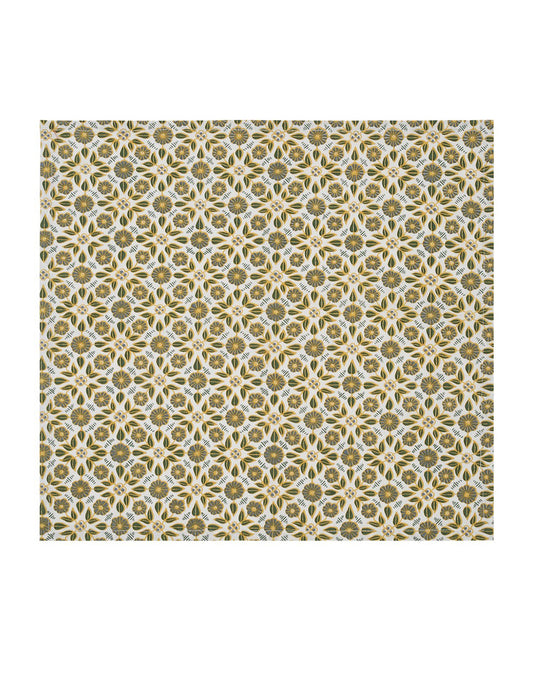 Yellow Printed Cotton Napkin 20"X20"