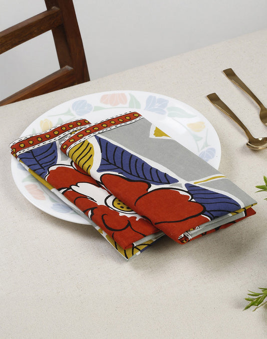 Multicolour Cotton Table Napkin 18"X18"