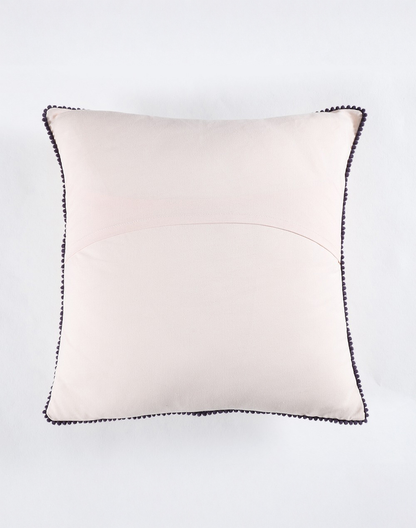 Set of 5 - Solid and Printed Cotton Cushion Cover Set- 16"x16"