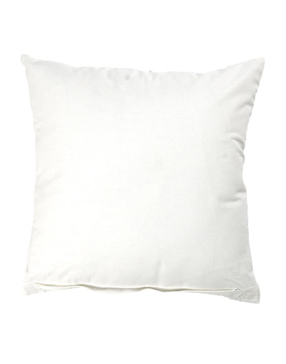 Set Of 2 - Blue Cotton Cushion Cover - 16"X16"