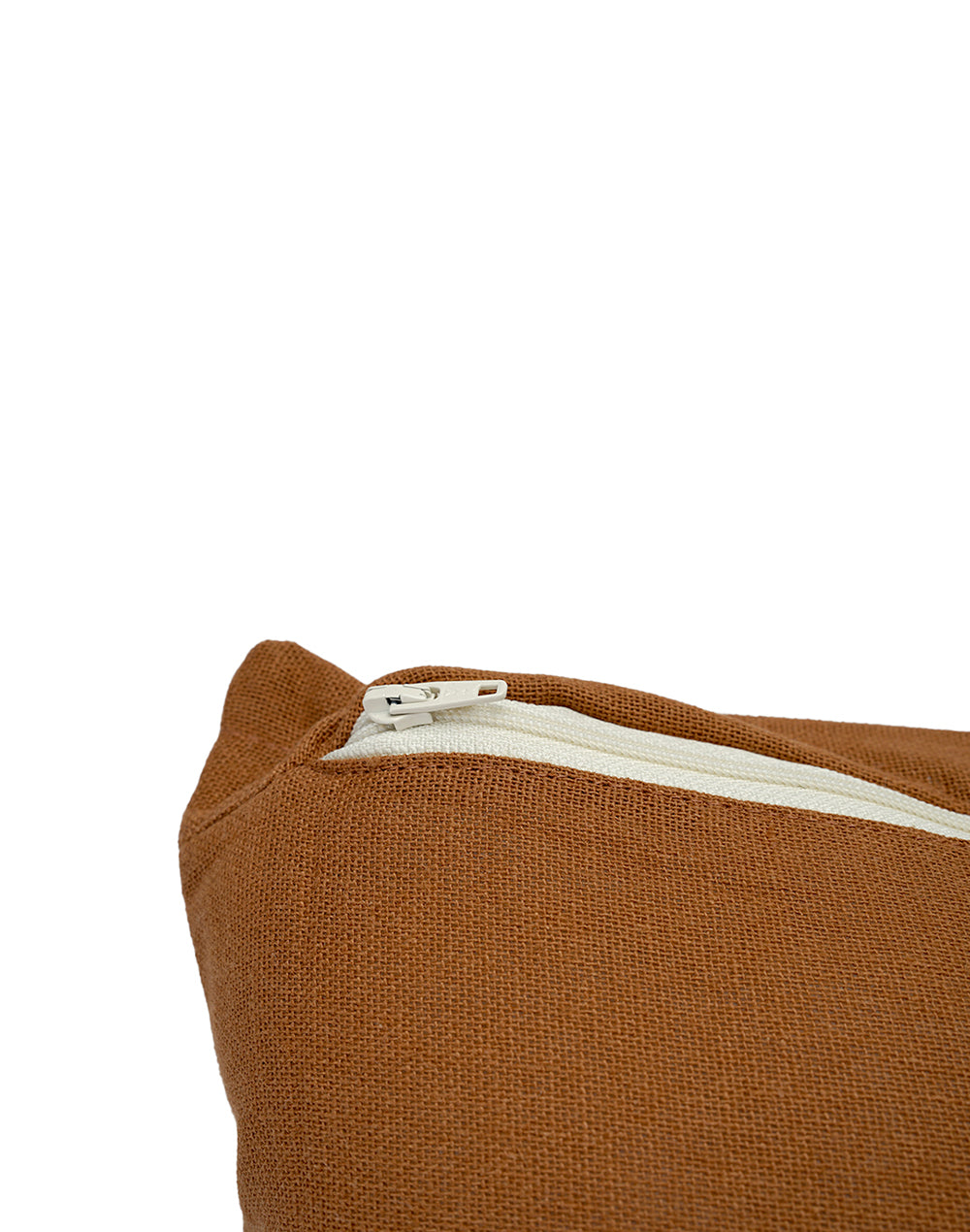 Set Of 2 - Brown Printed Cushion Cover - 12"X12"