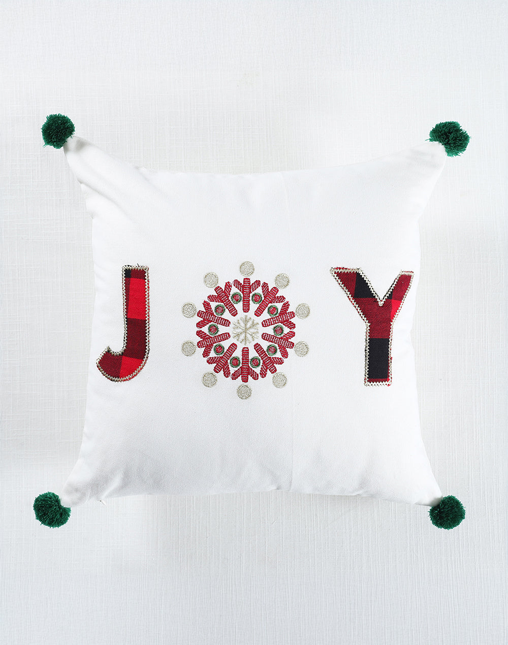 CUSHION COVER Embroidery JOY