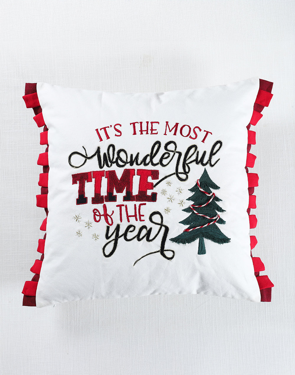 CUSHION COVER Embroidery X-MAS TIME