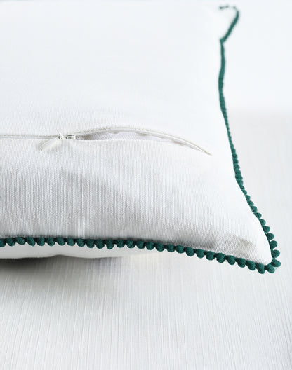 CUSHION COVER Embroidery CHEERS SANTA