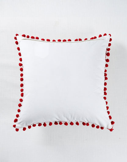 CUSHION COVER Embroidery MERRY BRIGHT