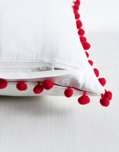 CUSHION COVER Embroidery MERRY BRIGHT