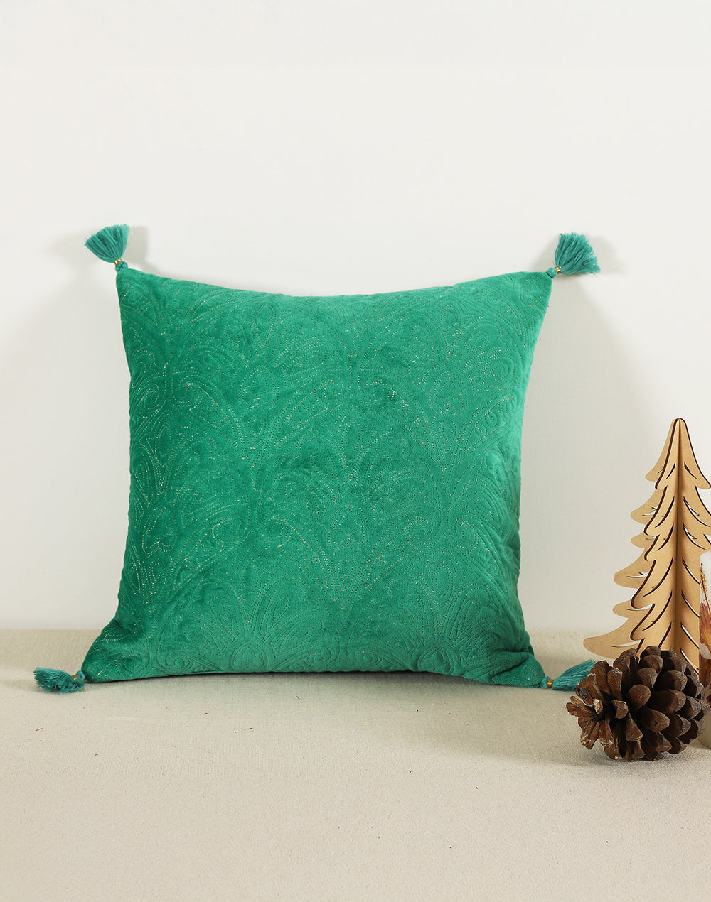 CUSHION COVER Embroidery FLORALZARI Embroidery