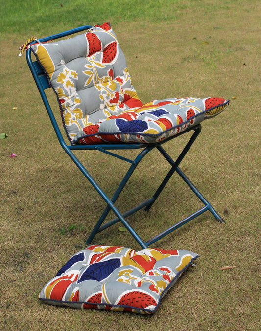 Bold Floral Chairpad/ Floor Cushion