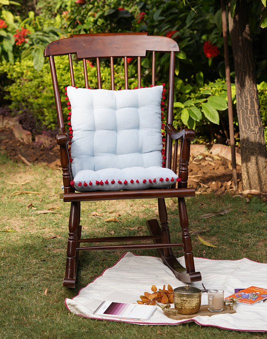 Blue Stripes Chairpad / Floor Cushion