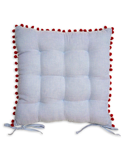 Blue Stripes Chairpad / Floor Cushion