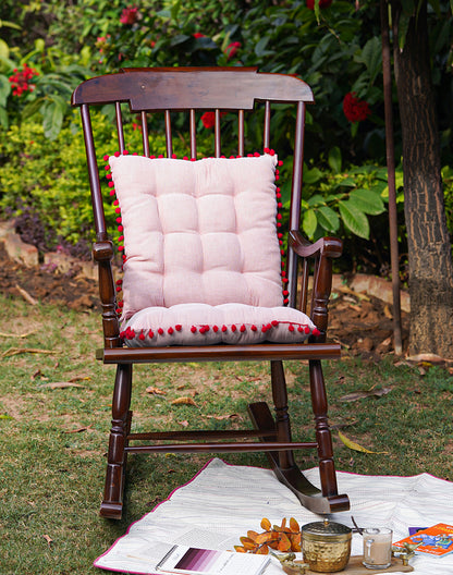 Pink Stripes Chairpad / Floor Cushion