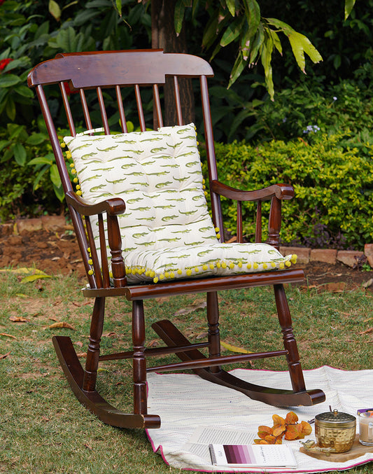 Animal Print Chairpad 17"X 17"