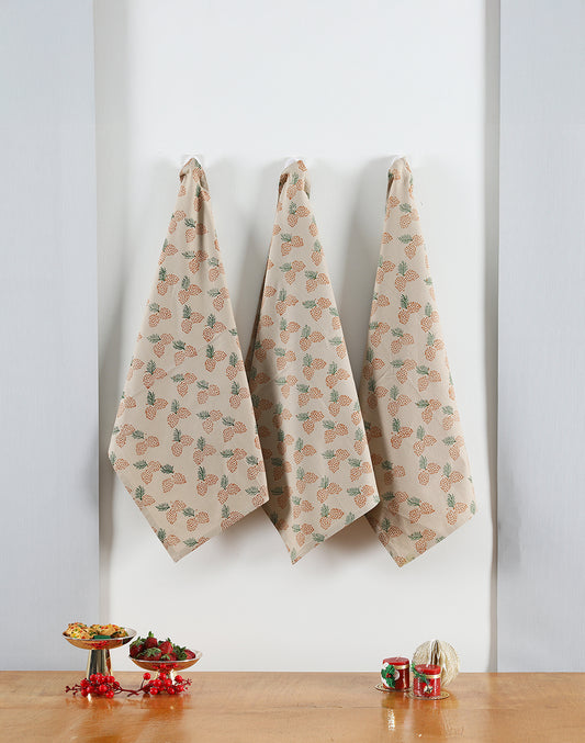 Christmas Kitchen Towel Set of 3 BERRY