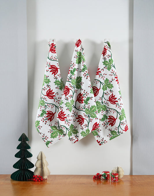 Christmas Kitchen Towel Set of 3 LOTUS BALE