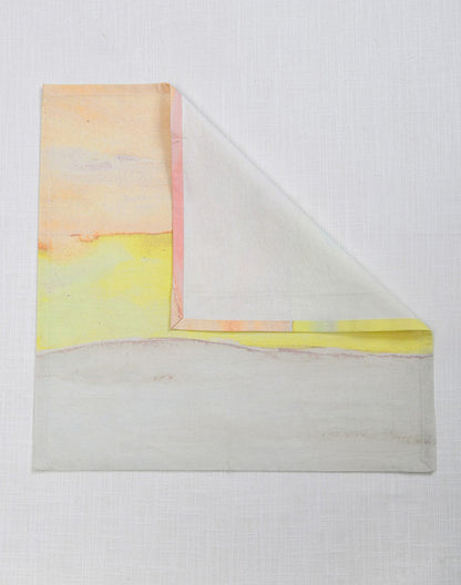 Set Of 6- 16"X16" Rainbow Color Cotton Napkin
