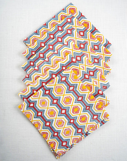 Set Of 6 - 16"X 16" Suraj Cotton Napkin