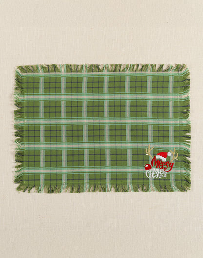 PLACE MAT Set of 6 MERRY CHRISTMAS