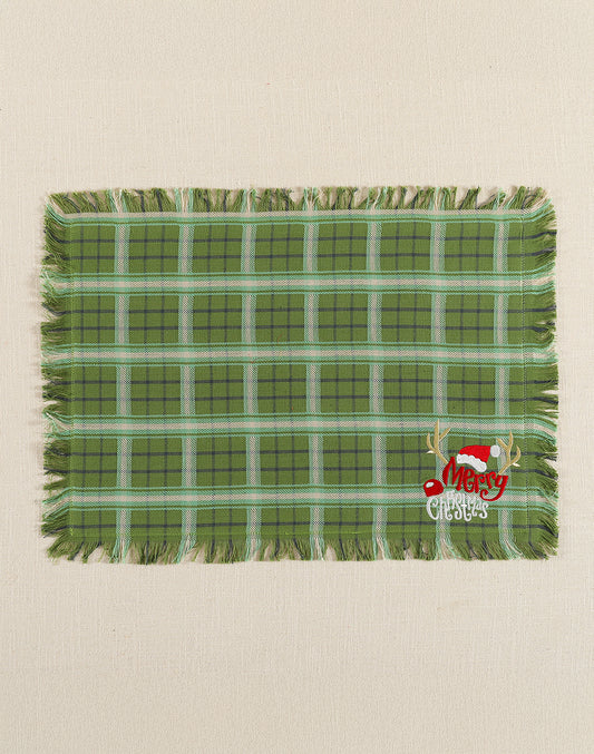PLACE MAT Set of 6 MERRY CHRISTMAS