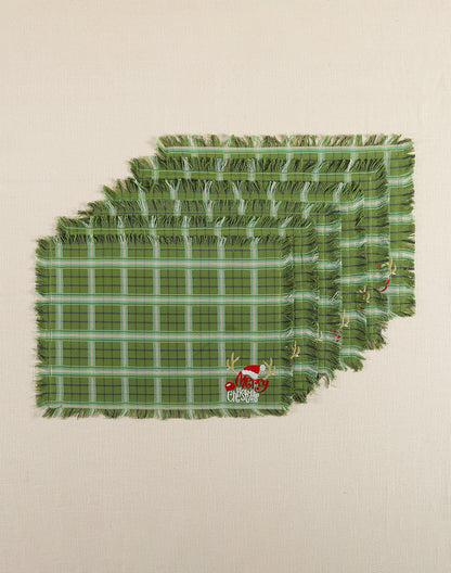 PLACE MAT Set of 6 MERRY CHRISTMAS