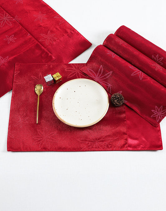 Shimmer Christmas Table Decor Placemat - Set of 6