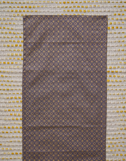 Purple Geometric Canvas 14X72 Inch Runner